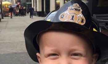Firefighter Embraces 3-Year-Old With Cancer, Makes His Dream Come True