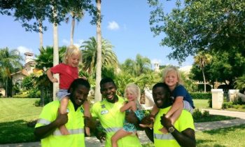 2-Year-Old Triplets And 3 Garbage Collectors Are The Cutest Best Friends Ever