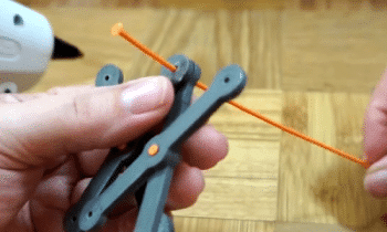 Barb Makes Mechanical Pokey Finger With Filament Rivets