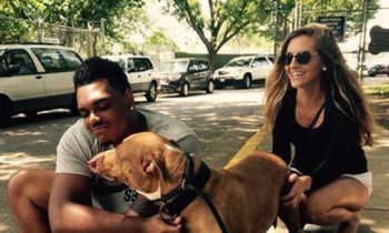 Baltimore Ravens Player Walks Into Shelter, Asks To Adopt A Dog Thats Been Here A Long Time