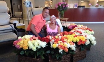 Husband Gets Entire Town To Deliver Roses To His Wife On Her Last Day Of Chemo