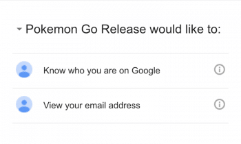 Pokémon Go Updates With a Fix for Google Permissions