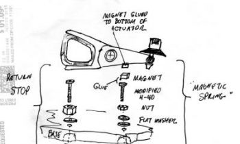 A Beautiful Morse Key From A Hard Drive Actuator