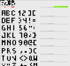 Character Generation in 144 Bytes