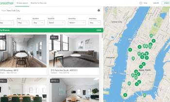 Breather Finds Affordable Spaces for Events, or to Work or Co-Work for a Day