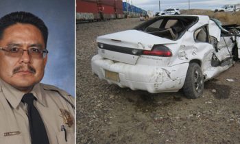 Arizona Trooper Pulls Unconscious 300 Pound Man From Car Seconds Before Train Hits It