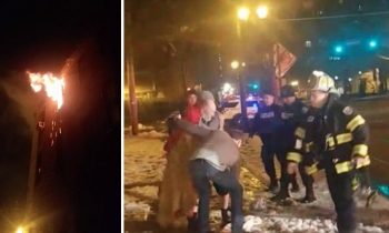 Six College Students Rush Into Burning Building And Rescue 90-Year-Old Man