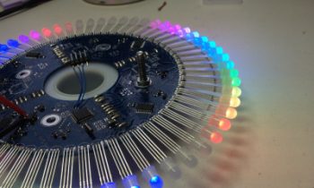 Multi-Coloured LEDs Make For A Beautiful Colour Clock