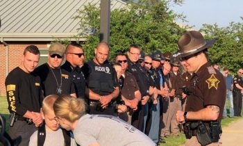 70 Police Officers Show Up To Take The 5-Year-Old Son Of A Fallen Officer To School