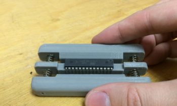 3D Printed Tool Tips to Straighten DIP Chips and Unstraighten Resistors