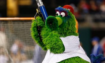 Woman Gets Face Busted Up By Phillie Phanatic’s Wiener Launcher