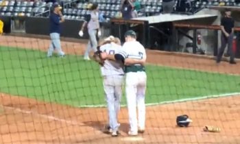 High School Pitcher Holds Off Celebration To Console His Childhood Friend