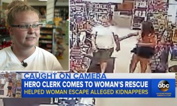 24-Year-Old Gas Station Clerk Saves Woman From Kidnappers