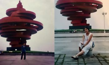 Photo Shows Married Couple In Same Place Years Before They Met