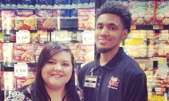 Grocery Store Employee Lets Young Man With Autism Help Him Stock Shelves