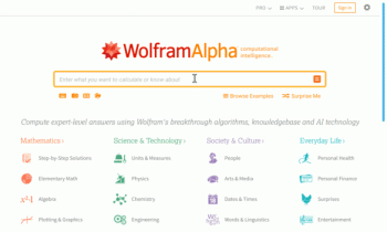 Wolfram Alpha Electronic Tips