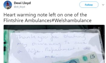 Paramedics Had To Block A Homeownerand#039;s Driveway, Return To Find Heartwarming Note